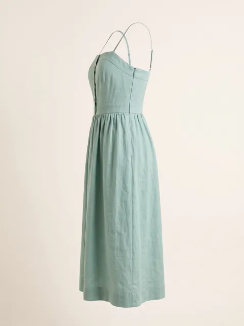 The dress from the side