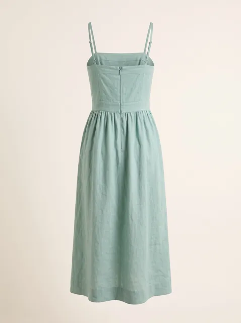 The dress from the back
