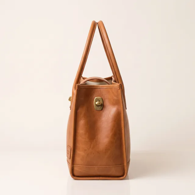 The tote from the side